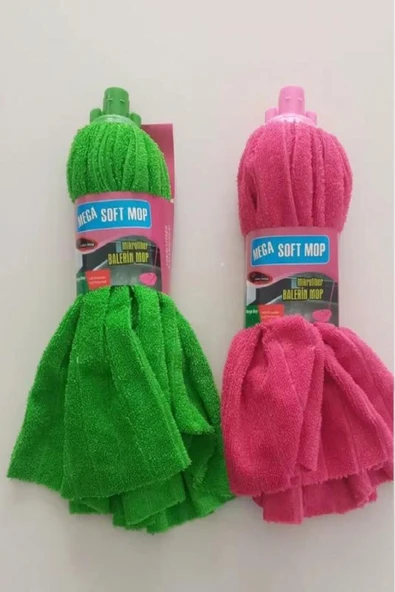 mega soft Mikrofiber Havlu Vileda Paspas Mop Xl Ucu Ve Ahşap Sapı Takım - Resim 4