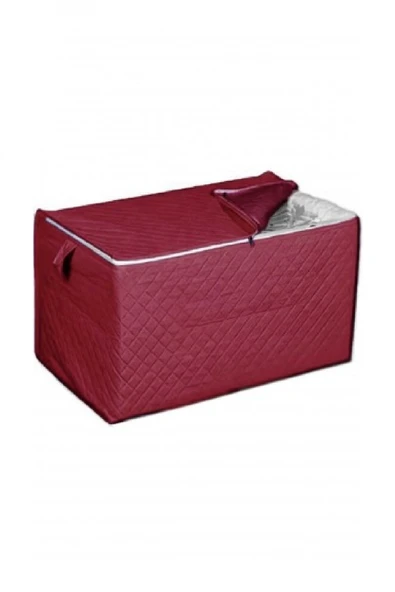 Divanev 3 Adet Extra Telalı Kaliteli Hurc 64x41x36 Cm ölçüde Bordo Hurç