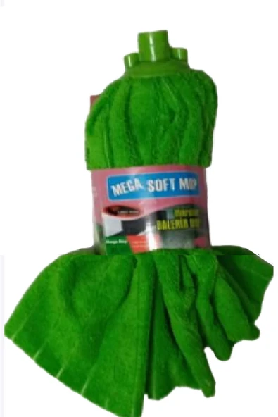 mega soft 4 Adet Mega Mikrofiber Havlu Paspas Mop Xl Yedek Ucu - 3