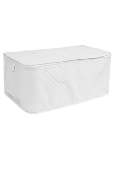 Bebesi 3 Adet Extra Telalı Kaliteli Yorgan Hurcu & 100x50x50 Cm Ölçüde Beyaz - 4