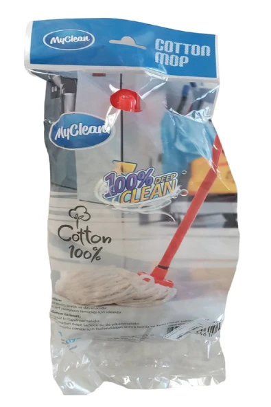 MEGA Myclean Ipli Cotton Mop 2 Adet - 4