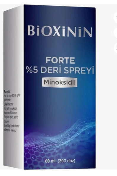 BİOXİNİN Forte Minoksidil %5 Deri Spreyi