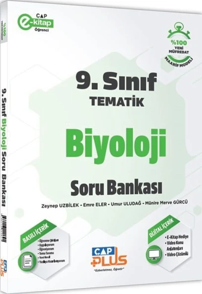 9. Sınıf Biyoloji Tematik Soru Bankası Çap Yayınları