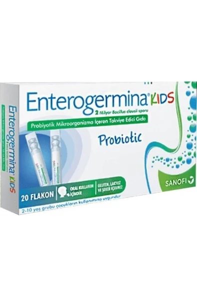 ENTEROGERMİNA Kids(ÇOCUK) Probiyotik 5 ml 20 Flakon