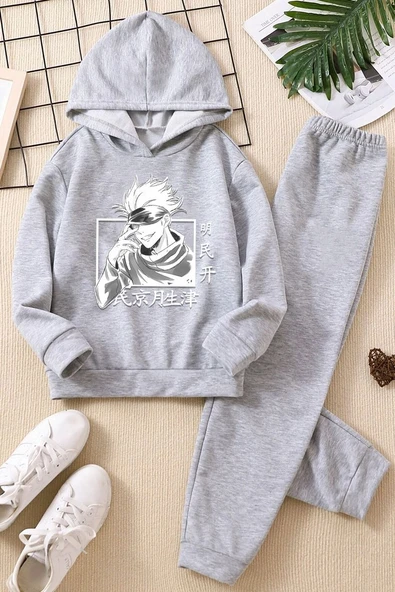 Çocuk Jujutsu Kaisen Eşofman Takımı - Resim 5