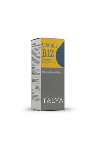 TALYA Vitamin B12 Içeren Sprey Takviye Edici Gıda, 10 ml - 3