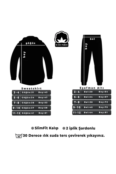Çocuk Saturn Eşofman Takımı - 5