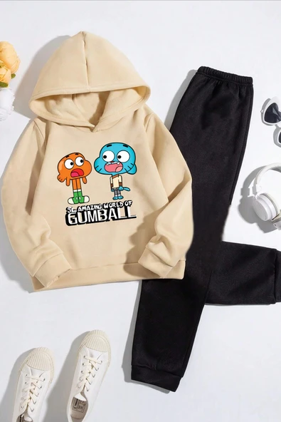 Çocuk Gumball Eşofman Takımı