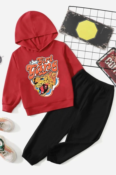 Çocuk Girl Gang Eşofman Takımı - Resim 3