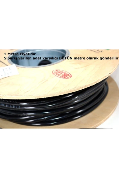 1 Metre 25mm Siyah Bakır Akü Kablosu FLY - 4