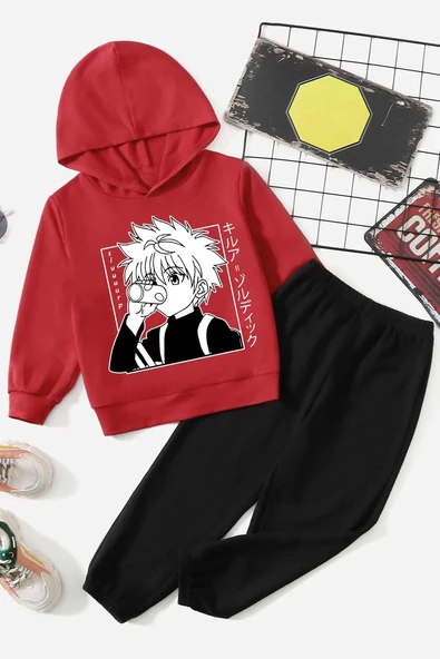 Çocuk Killua Zoldyck Eşofman Takımı