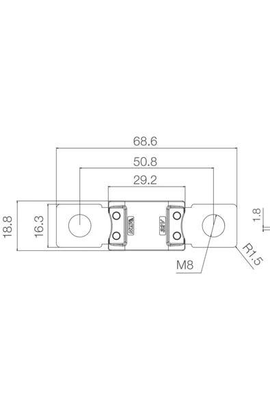 Mega Megaval Sigorta 300a Gri 300 Amper - 2