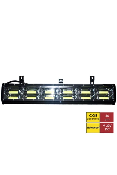 OFF ROAD PROJEKTÖR 9-30V COB ÇAKARLI 7×66 CM