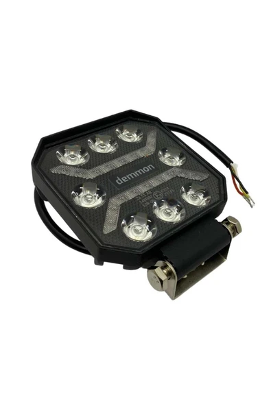 9v-32v Off-road Led Çalışma Lambası Kare (SARI-KIRMIZI-BEYAZ) (110*110*37 MM)