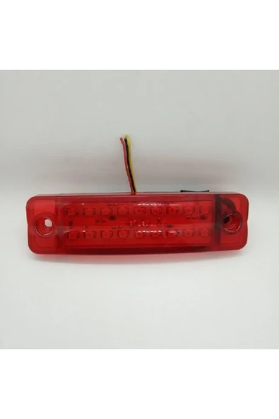 18 Ledli Parmak Led Lamba Kırmızı 24v (2 Adet)