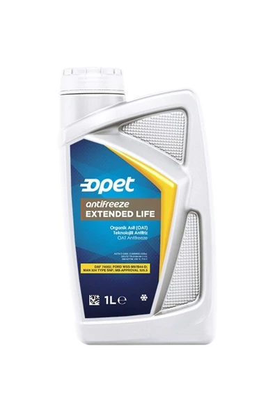 Antifreeze Extended Life Kırmızı Antifriz 1 Litre