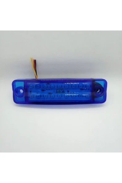 18 Ledli Parmak Led Lamba Mavi 12v (2 Adet)