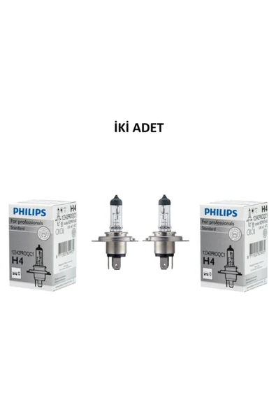 12v H4 12v 60-55w Standart Ampul 2 Adet 12342proqc1