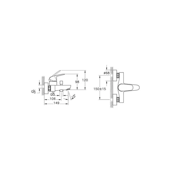 Artema Flow Round Banyo Bataryası + Artema 3c Duş Seti A45786 - 4