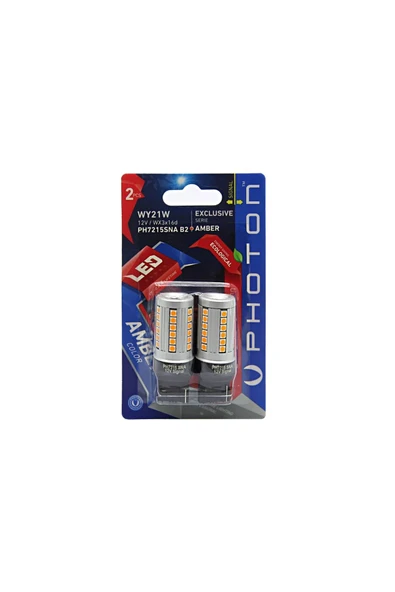 T20 W21w 12v Fanlı Exclusive Serie 2'li Blister Led