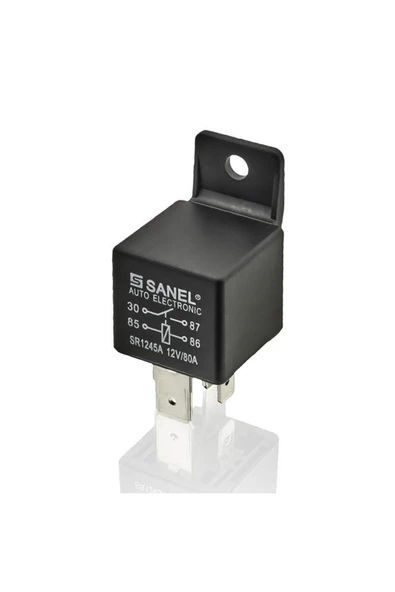 Sanel Sr 1245 80 Amper 12 Volt Güçlendirilmiş Role