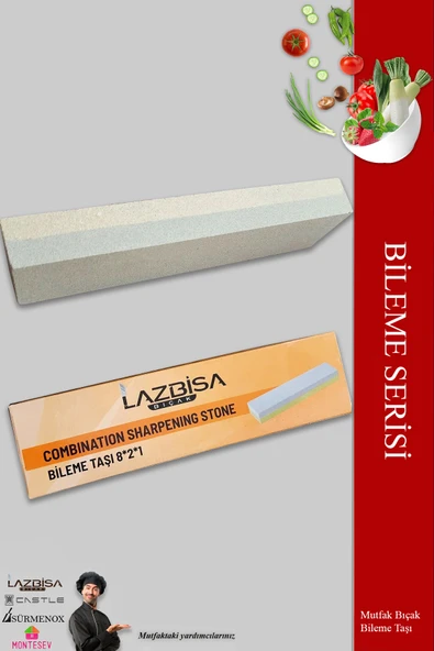 Çift Taraflı Profosyonel Bıçak Balta Bileme Taşı 20-5-2,5 Cm - 3