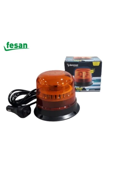 Demmon Dm-900b 3 Fonksiyonlu Çakar Tepe Lambası Çakmak Fişli 128x116 30 Ledli