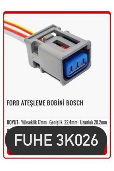 Fhe 3k026 Ford Uyumlu Ateşleme Bobini Bosch