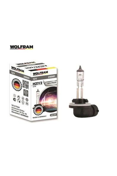 12v H27 Ampul 27w (L SOKET) Germany