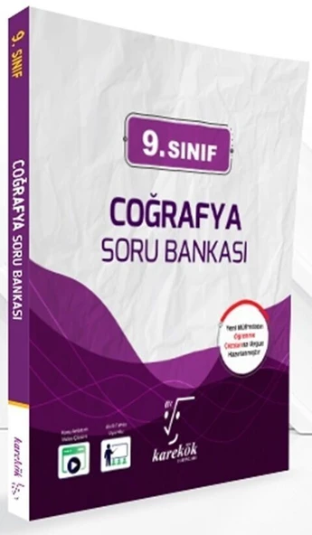 9.Sınıf Coğrafya Soru Bankası Karekök Yayınları