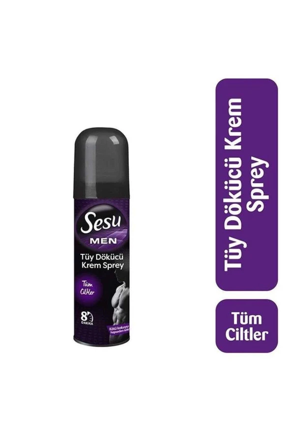 Sesu Tüy Dökücü Köpük 150ml Erkekler İçin Özel Tüm Ciltler