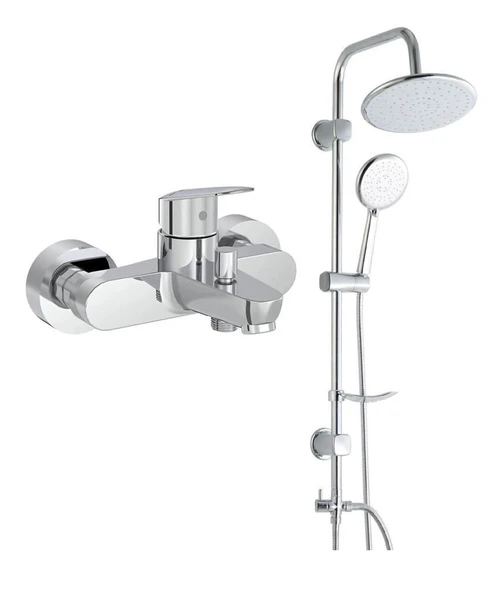 Artema Flow Round Banyo Bataryası + Duxxa Bolero Duş Sistemi Set