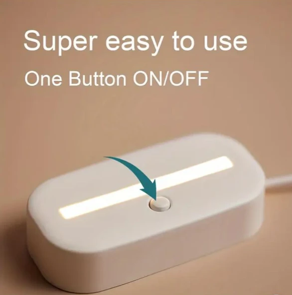 USB ile Çalışan 3D "Seni Seviyorum" Kalp Gece Lambası - 3