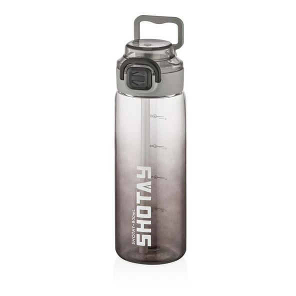 Shotay Soft Gradient Su Matarası PC Siyah 800Ml - 1
