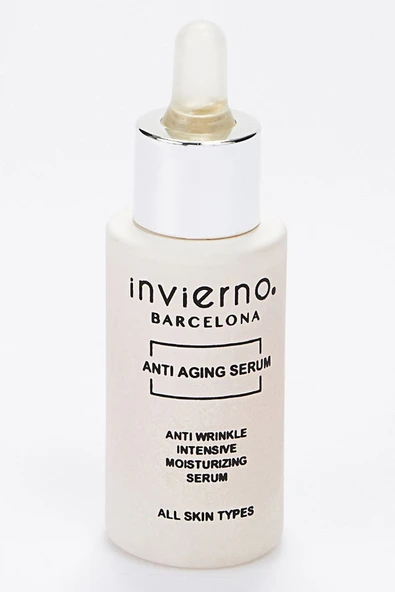 Invierno Barcelona LLC. Yaşlanma Kırışıklık Önlemeye Yardımcı Nemlendirici Anti Aging Serum Hyaluronik Asit Collagen 30ml ürün görseli