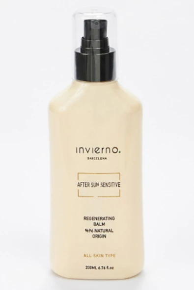 Invierno Barcelona LLC. Aloevera & Papatya Özlü Güneş Sonrası Yatıştırmaya Yardımcı Krem 200ml - 5