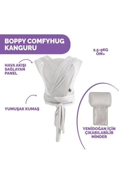 Chicco Boppy Comfyhug Kanguru Frost - 3