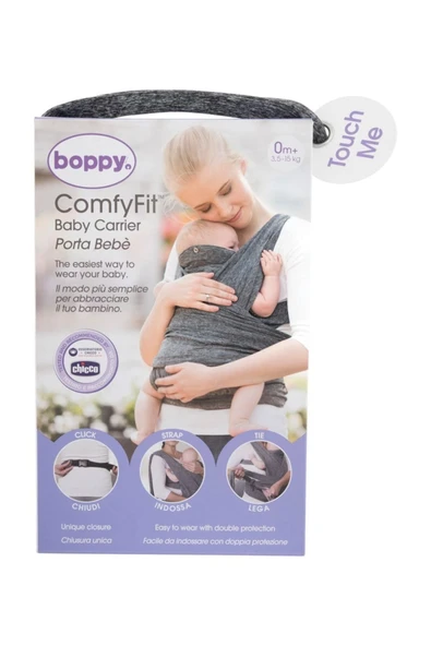 Mamas Papas Chicco Kanguru Boppy Comfyfit Kanguru Grey / - Resim 2
