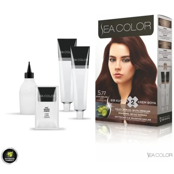 SEA COLOR 5 77 Sıcak Çikolata Set Boya - 3