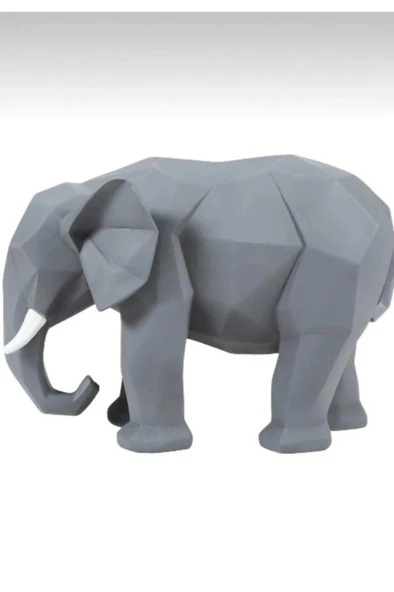 Dekoratif Kübik Fil Biblo - 9