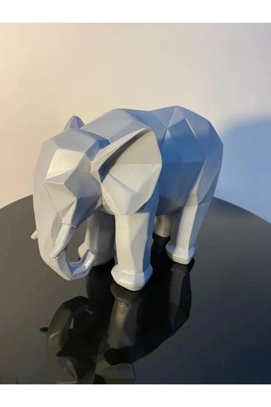 Dekoratif Kübik Fil Biblo - 8