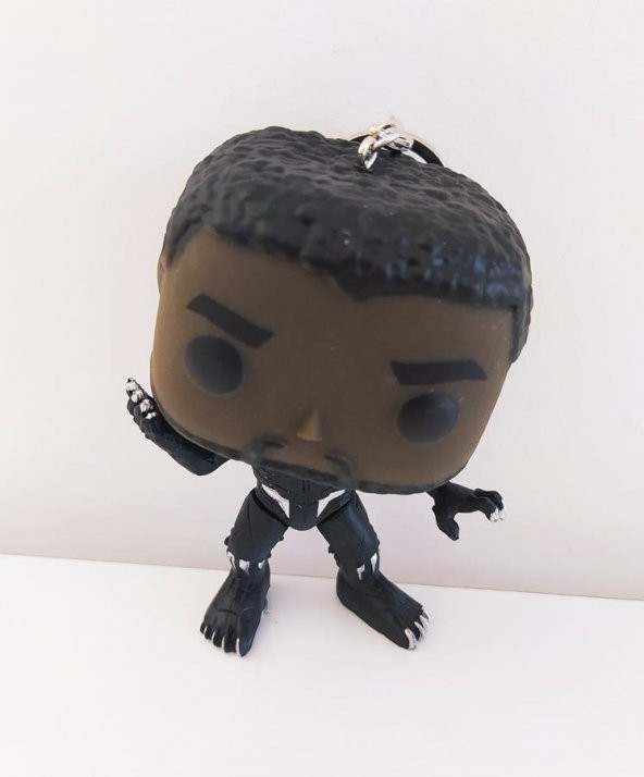 Black Panther Pop Figür Anahtarlık Çanta Süsü 9 cm - 3