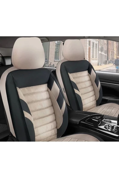 Toyota Corona Koltuk Kılıfı Zebra Bej