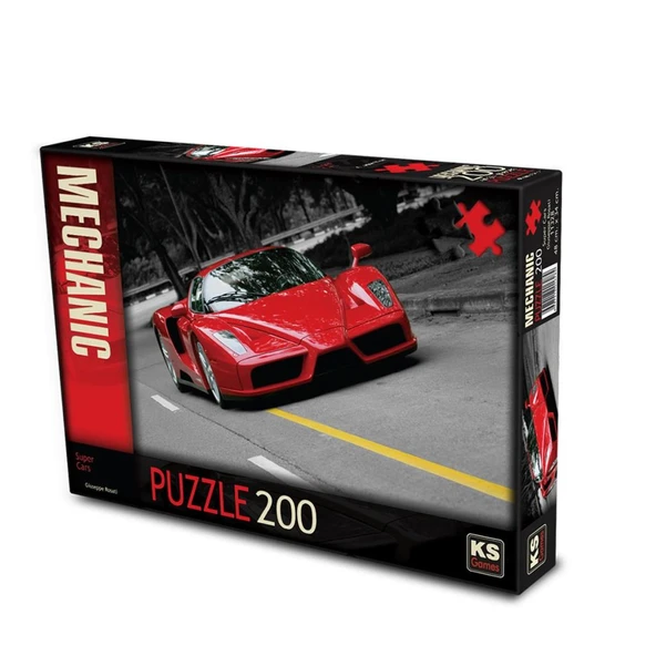 11328 Super Cars 200 Parça Puzzle -KS Puzzle - 3