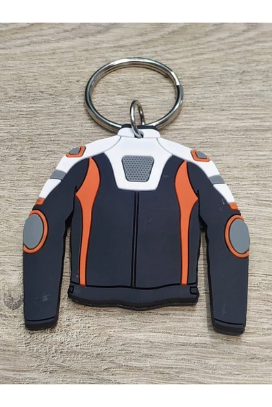 Ktm Motorcu Montu Şeklinde Anahtarlık 6x6 Cm Hediyelik Süs - 2