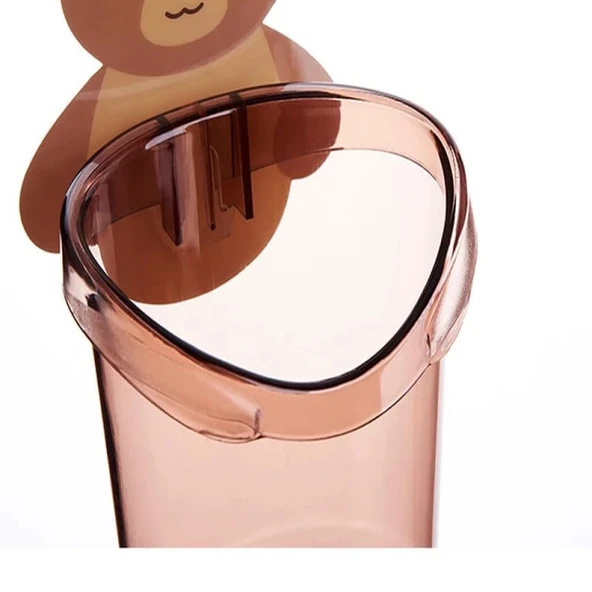 TİNEKE Ayıcık Diş Fırçası fincanı Tutucu Diş Macunu Depolama rafı Standı Kendinden Yapışkanlı 2 ADET - 4