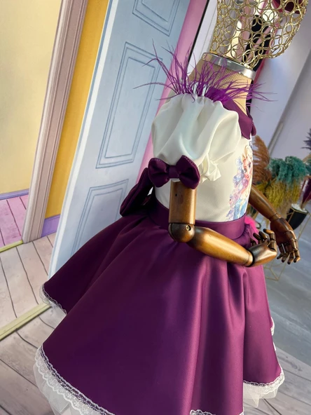 Elsa Kostümü, Frozen Elsa Elbisesi, Doğum Günü Prenses Elbisesi - 6