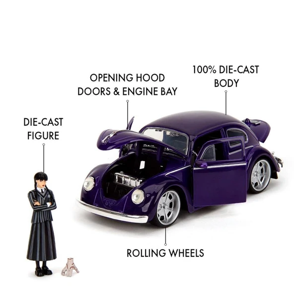Nessiworld 253255076 Jada Wednesday Volkswagen Beetle 1 24 - 3