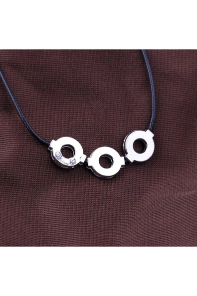 Naruto: Shippuden Akatsuki Uchiha Itachi Cosplay Suni Deri Kolye - 5