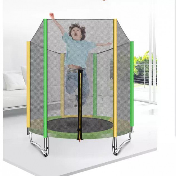 Leyaton 140 Cm Katlanabilir Çocuk Trambolini - 5